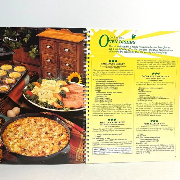 Cookin Up Country Breakfasts Spiral Cookbook 1994 - Picture 2 of 5